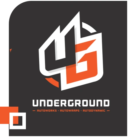 Underground Autosound & Underground Wraps logo