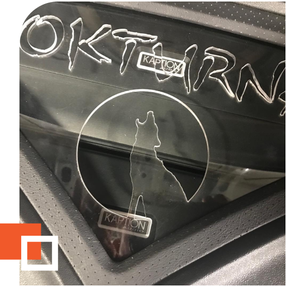Illuminated OKTAN channel letter sign