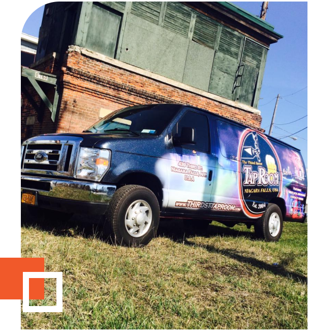 Custom van signage