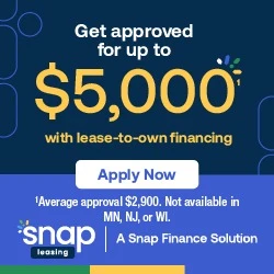 Financing offer banner